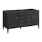 James Martin Vanities 60'' Double Vanity, Carbon Oak w/ 3 CM Charcoal Soapstone Quartz Top 485-V60D-CBO-3CSP - alternate 3